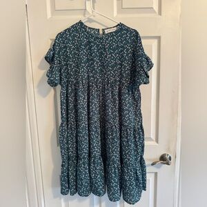 Petal & Pup Teal Floral Dress